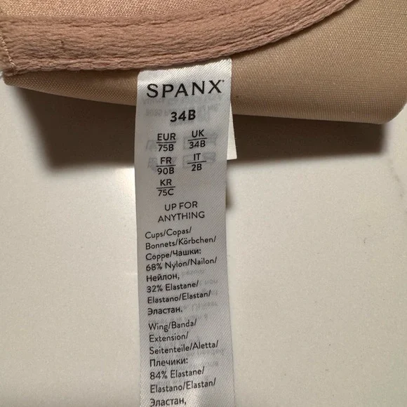 SPANX Nude and White Lace Bandeau Set - Picture 3 of 4